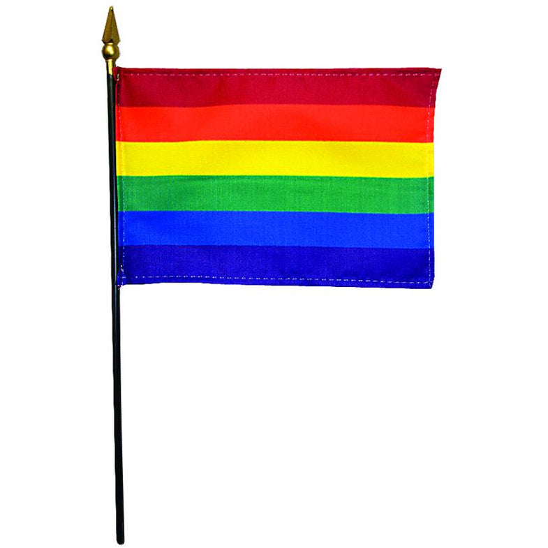 Rainbow Stick Flag - Gates Flag & Banner